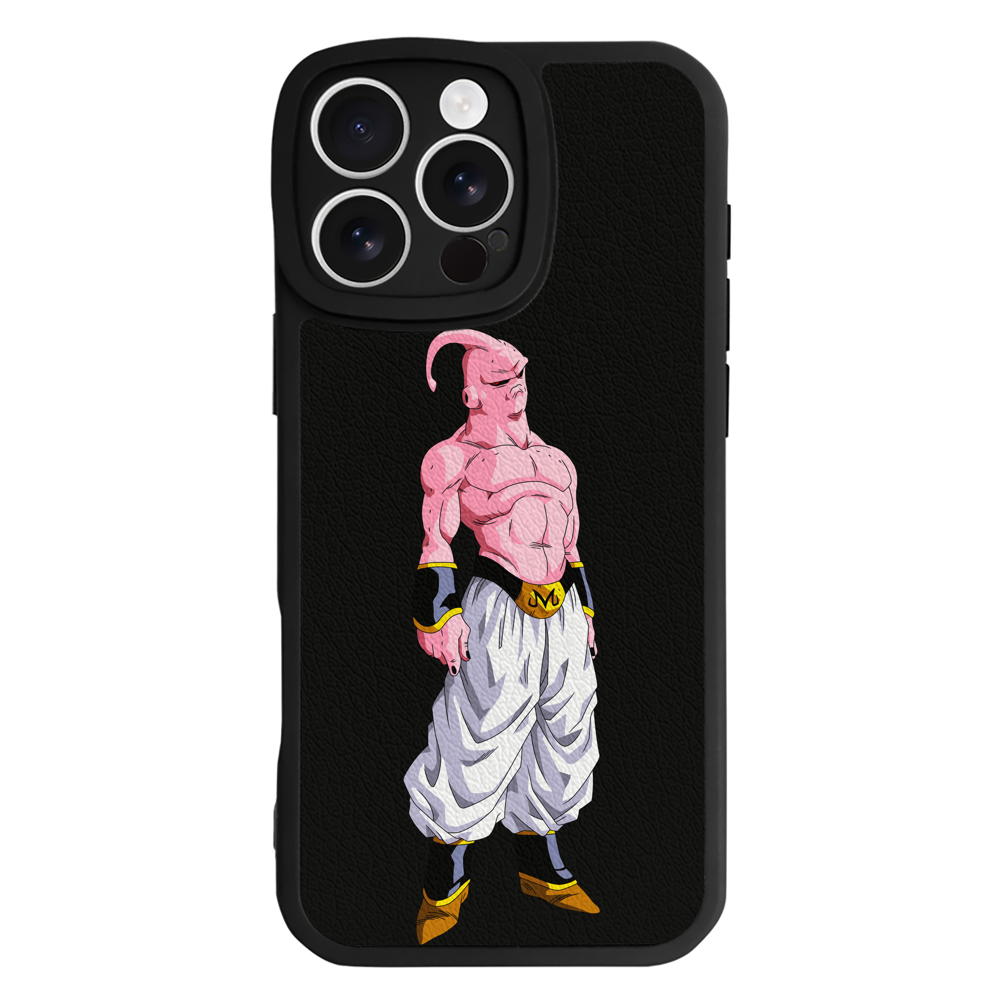 ドラゴンボール 魔人ブウ DRAGON BALL Majin Buu 【iPhone 16シリーズ対応】シリコンスマホケース（レザー調） 材質：シリコン